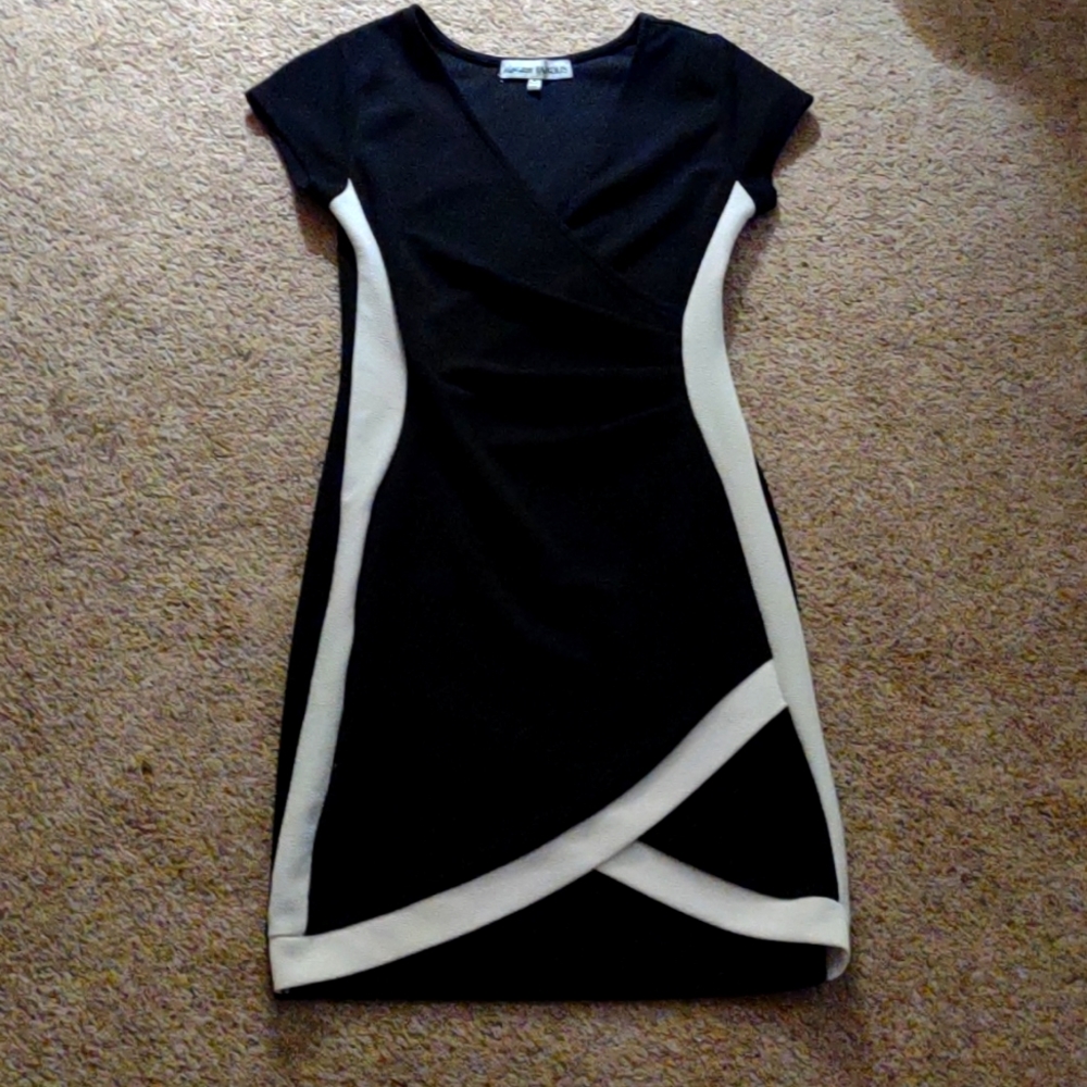 Black and white dress